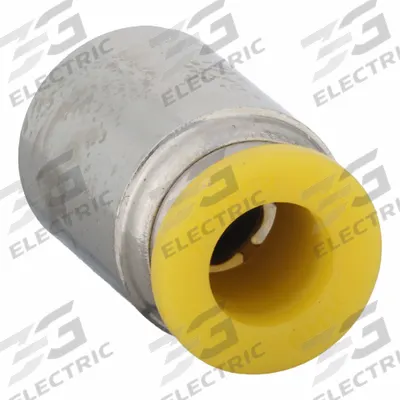 PARKER Push-Fit Fitting: 4 mm OD x 5 mm Pipe Size, Push-to-Connect x BSPT, Brass - Nickel-Plated Brass Tube Fittings