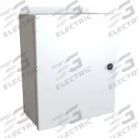 HAMMOND Electrical Enclosure: Steel, 12 in x 10 in x 5 in, NEMA 12/13/3R/4, w/Panel, Solid Cover (MPN EJ12105LG). Key specifications — Closure Method: Latches; Brand: HAMMOND; Knockouts: Not Included.