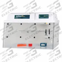 AIRCLEAN SYSTEMS Dead Air Box: AC600, 48 in Overall Wd, 32 in Overall Ht, 24 in Overall Dp, Clear (MPN AC648DBC). Key specifications — Assembly: Fully Assembled; Brand: AIRCLEAN SYSTEMS; Base/Stand Included: Yes; Blower Included: No (Not Required); Work Surface Included: Yes.
