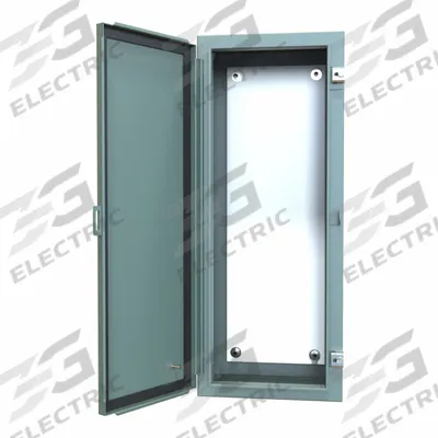 HAMMOND Electrical Enclosure: Steel, 30 in x 12 in x 8 in, NEMA 12/13, w/Panel - Steel Dust-Tight Enclosures