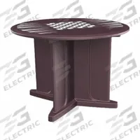 CORTECH Table: 29 in Overall Ht, 48 in Overall Dia, Game Top Included, Ballast Accepted, Burgundy (MPN 66751BYGT). Key specifications — attr1032567: CORTECH; attr1032564: Ballast Accepted; attr1032590: Polyethylene; attr1075036: Endurance.