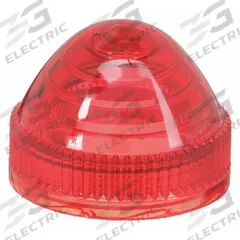 SCHNEIDER ELECTRIC Pilot Light Lens: 30 mm Panel Mounting Hole Dia, Red, Domed, 9001K/9001SK (MPN 9001R9). Key specifications — Brand: SCHNEIDER; Compatible with Series: 9001K; Lens Material: Plastic.