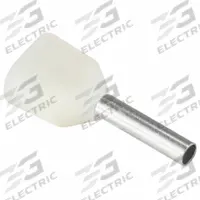 APPROVED VENDOR Wire Ferrule: 20 AWG Max Wire Size, Holds 2 Wire, White, Nylon, 0.07 in Ferrule Dia (MPN 797V16). Key specifications — Brand: APPROVED VENDOR.