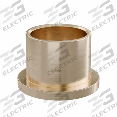 OILITE Flanged Sleeve Bearing: Bronze, SAE 841, 3/4 in Bore, 7/8 in OD, 3/4 in Lg - Lubricated General Purpose Metallic Flanged Sleeve Bearings