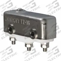 OMRON Snap Action Switch: Pin Plunger Actuator, 1NO/1NC, Screw (MPN TZ-1G). Key specifications — AC Contact Rating: 1 A @ 240 V; Electrical Connection: Screw; Series: TZ; Brand: OMRON.