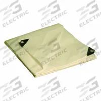 APPROVED VENDOR Tarp: 15 ft Lg, 10 ft Wd, Std Duty, 10 mil, Polyethylene, White, 5.5 oz/sq yd (MPN 31015). Key specifications — Color: White; Brand: APPROVED VENDOR; Includes: Plastic Cap Reinforced Corners.
