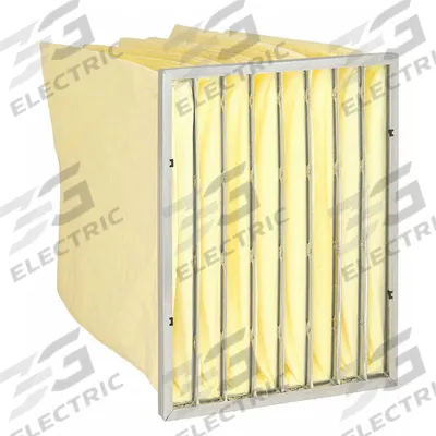 GRAINGER Pocket Air Filter: 24 in x 20 in x 22 in, MERV 13, White, Synthetic - MERV 13 Pocket Air Filters