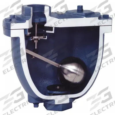 VAL-MATIC Air Release/Air Vacuum Valve: Clean Water, Cast Iron, 4 in Inlet Connection Size - Combination Vacuum & Air Release Valves