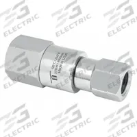 MOSMATIC Rotary Union: Straight, Nickel-Plated C38500 Brass, 1 Passages, 1/4 in Stationary Port, Air (MPN 32.557). Key specifications — Maximum Speed: 30 RPM; Brand: MOSMATIC.