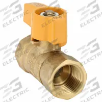 APPROVED VENDOR Manual Two-Way Ball Valve: 1/2 in, Brass, Straight, FIP x FIP, Std Port Ball Port (MPN 110-223C). Key specifications — Brand: APPROVED VENDOR; Handle: Lever.
