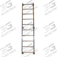 TRI-ARC Fixed Ladder: 10 ft Overall Ht, 21.1 in Overall Wd, Aluminum, 300 lb Load Capacity, 10 Rungs (MPN WLA6SS). Key specifications — Brand: TRI-ARC; Assembly: Assembled; Number of Sections: 1.