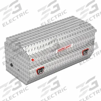WEATHER GUARD Utility Chest Truck Box: Utility Chest Truck Box, Aluminum, 20 in Overall Dp - Single-Lid Utility Chest Truck Boxes