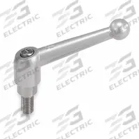 KIPP Adjustable Handle: Zinc w/ SS Thread, 5/16"-18, 79 mm Lg (MPN K0117.3A31X30). Key specifications — Brand: KIPP.