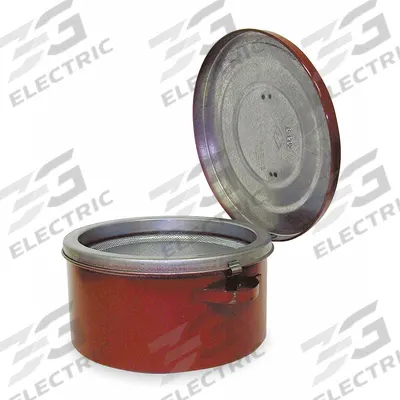 EAGLE Bench Can: 1/4 gal Capacity, Powder Coated Steel - Bench Cans