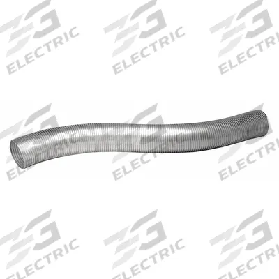 NORDFAB Flexible Duct: 4 in Dia, 5 ft Lg, Galvanized Steel, 390°F Max Temp - Non-Insulated Flexible Duct