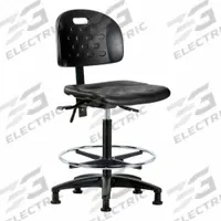 Ergonomic Chair: Polyurethane, Armless, Ht Range 24 1/4 in to 34 in, 18 in Seat Wd, 17 in Seat Dp (MPN BR-HPHBCH-RG-T1-A0-CF-RG-BLK). Key specifications — Foot Support: Yes; Back Tilt Backward: 13.5°; Back Tilt Forward: 10.5°; Base Material: Nylon; Brand: APPROVED VENDOR; Product Type: Ergonomic Chair; ESD-Safe: Not ESD Safe; Seat Tilt Backward: 3°.