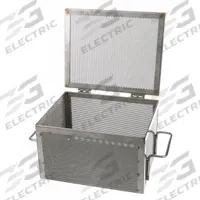 MARLIN STEEL WIRE PRODUCTS Parts Washer Basket: Rectangular, Steel, Silver, 10 9/16 in Basket Lg (MPN 00-00368228-81). Key specifications — Handle Included: Handle Not Included; Stackable: Not Stackable; Lid Included: Lid Included; Brand: MARLIN STEEL WIRE PRODUCTS.