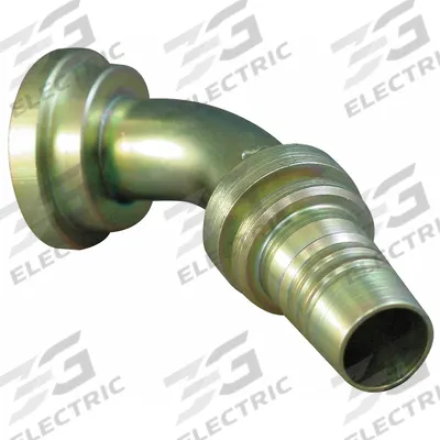 AEROQUIP Hydraulic Flange Fitting: 2 in Hydraulic Hose I.D., 2 in Hydraulic Flange Size - Barbed Hydraulic Flange Fittings