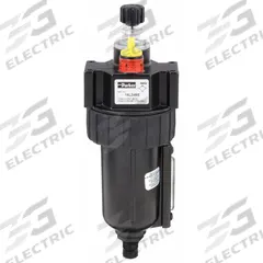 PARKER Compressed Air Lubricator: Micro Mist, 3/8 in NPT, 60 cfm, 250 psi Max Op Pressure, Knob, 16L (MPN 16L24BE). Key specifications — attr111774: Zinc; attr111402: 16L; attr111761: PARKER.