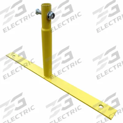 APPROVED VENDOR Flat Feet: 10 in Overall Ht, 20 in Overall Lg, 1 5/8 in Overall Wd, Yellow - Casters for Expandable Barricades