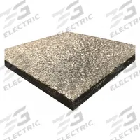 FIBERGRATE Fiberglass Plate: 24 in Overall Wd, 24 in Overall Lg, 0.375 in Thick, Dark Gray, Gritted (MPN 210063.04). Key specifications — Type: Gritted; Color: Dark Gray; Brand: FIBERGRATE; Resin Properties: Corrosion & Flame Resistant.
