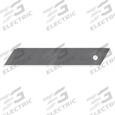 OLFA Ultra Sharp Snap-Off Blade: 5 1/2 in Blade Lg, 1 in Blade Wd, 0.03 in Blade Thick - Straight-Edge Standard-Tip Replacement Snap-Off Blades