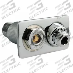 WATTS Wall Hydrant: For 3 in Wall Thick, 3 1/2 in Overall Lg, Bronze, Chrome-Plated, Rectangle (MPN HY 430). Key specifications — Face Material: Bronze; Brand: WATTS; Face Shape: Rectangle; Face Type: Non-Enclosed; Color/Finish: Chrome-Plated.