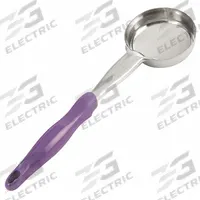 VOLLRATH Heavy-Duty Spoodle® Utensil: 13 1/2 in Overall Lg, 5 oz Capacity, Purple, NSF Certified (MPN 6433580). Key specifications — Material: Stainless Steel; Brand: VOLLRATH; NSF Certified: Yes; Color: Purple.