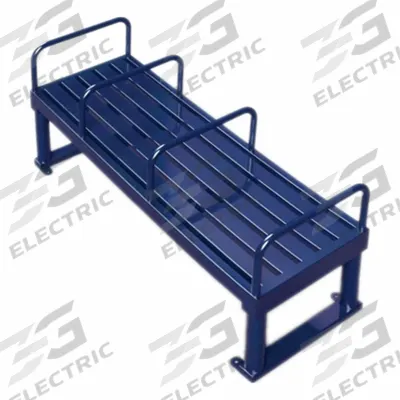 TRIACTIVE USA Multi Bench: 30 in Overall Ht, 72 in Overall Lg, 24 in Overall Wd, Blue/Green - Outdoor Fitness Stations