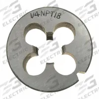 WESTWARD Alloy Steel Die, 1/4-18 NPT: CCT1060-15, Die