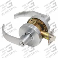 DEXTER Door Lockset: Office Lever Locksets, Chrome, ADA Compliant, SFIC (MPN C2000-ENTR-C-626-KDC). Key specifications — attr1024149: Not Ligature-Resistant; attr1011488: DEXTER; attr1024446: F109; attr1011524: No Message; attr1011506: Curved; attr1011485: Yes; attr1059461: Satin Chromium-Plated : Stainless Steel.