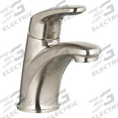 AMERICAN STANDARD Mid Arc Bathroom Faucet: Colony® PRO, Metal, Brushed Nickel Finish, Single-Post (MPN 7075104.295). Key specifications — Includes: Metal Lever Handle; Brand: AMERICAN STANDARD; Series: Colony® PRO.
