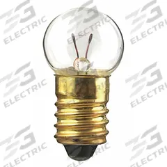 APPROVED VENDOR Incandescent Bulb: Incandescent, Miniature Screw (E10), (G) Globe, G4-1/2, 502 (MPN 502-10PK). Key specifications — Light Color: White; Bulb Shape: G4-1/2; Trade Number: 502; Brand: APPROVED VENDOR; Voltage: 5.1V AC.