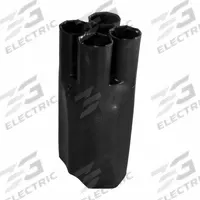 ELECTRIDUCT Heat Shrink Breakout Boots: 10 Pk, 2.95 in I.D. Before Shrinking, 7.5 in Lg, Black (MPN HSB-4-3.0-10PK). Key specifications — Brand: ELECTRIDUCT; Color: Black; _Pack Size: 10.