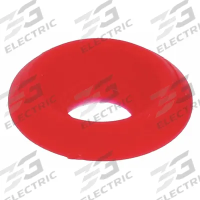 T&S BRASS Index Ring: Plastic, For Hot Handle Type, Color Index, Red - Faucet Index Rings