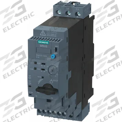 Siemens Magnetic Motor Starter: Non-Reversing, 3 Poles, Electronic Protection - Reversing Starters with Electronic Overloads