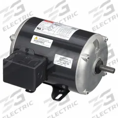 DAYTON General Purpose Motor: Rigid Base Mount, Totally Enclosed Fan Cooled, 1/4 hp, 208-230/460V AC (MPN 3N349). Key specifications — Brand: DAYTON; Nameplate Voltage @ 60 Hz: 208-230/460V AC; Full Load Current @ 60 Hz: 3.0-2.9/1.5 A; Nameplate RPM @ 60 Hz: 1,725 RPM; Motor Enclosure: TEFC.