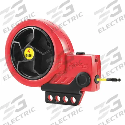 MASTER LOCK Cable Lockout: Retractable, Includes Cable, Nylon, 9 ft Cable Lg, Red - Retractable Cable Lockouts