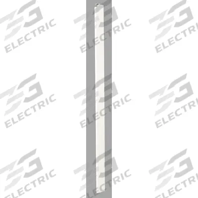 ASI GLOBAL PARTITIONS Partition Column: Laminate, Matte, Almond, 82 in Ht, 6 in Wd - Pilasters for Bathroom Partitions