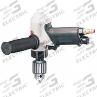DYNABRADE Air-Powered Drill: 3/8 in Chuck, 3,400 RPM, 0.7 hp, Keyed, 2 5/8 in Right Angle Lg (MPN 53060). Key specifications — attr1320665: DYNABRADE.