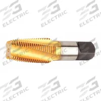 WIDIA GTD Spiral Flute Tap: 1/8"-27 NPT, 4 Flute, Taper Chamfer, Black Oxide Cobalt (MPN VTSFT8003)