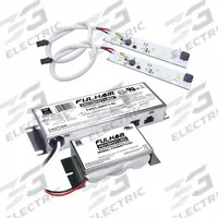 FULHAM LED Emergency Driver: Linear, 900 lm, 120 to 277V AC, 2.8 A Output Current, Nickel Cadmium (MPN FHSKITT07LND). Key specifications — Input Voltage: 120 to 277V AC; Battery Type: Nickel Cadmium; Brand: FULHAM.