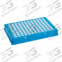 MTC BIO PCR Well Plate: Non-Sterile, 96 Wells, 0.15 mL, 5.46 mm Dia, RNase/DNase Free, Round (MPN P9096-FSW). Key specifications — Brand: MTC BIO; Body Color: White; RNase/DNase Free: Yes; Well Shape: Round; Material: Polypropylene.