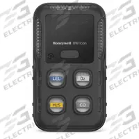 HONEYWELL Multi-Gas Detector: IP66/IP68, HONEYWELL BW BW Icon+, Lithium, BW Icon+, BW (MPN CP-I-W5X100M1-B-00). Key specifications — Gas Detected: Oxygen; Housing Color: Black; Battery Chemistry: Lithium; Communication Protocol: Bluetooth.