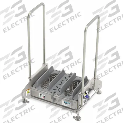 BEST SANITIZERS, INC. Footwear Sanitizing Unit: ADB0003, 400 lb Wt Capacity - Step-In Spray Footwear Sanitizers