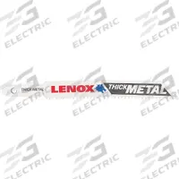 LENOX Jigsaw Blade: 14, 3 5/8 in Blade Lg, Bi-Metal, Bi-Metal, T Shank, Ferrous Metals/Steel, 3 PK (MPN 1991595). Key specifications — attr1097716: Thick Metal; attr1097715: Bi-Metal; attr1097719: 14; attr1097721: Bi-Metal; attr1097728: LENOX.