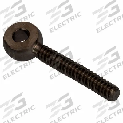 AMPG Fixed Rod End: Stainless Steel, Black Oxide, 80 mm Hole Center-to-End Lg - Stainless Steel Male Threaded Fixed Rod Ends
