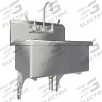 SANI-LAV Scrub Sink: 1 Stations, 12 1/2 in Bowl Dp, 22 in Bowl Lg, 16 1/2 in Bowl Wd, 2 Faucet Holes (MPN 531F-0.5). Key specifications — Includes Side Splash: Side Splash Not Included; Series: Scrub Sinks; Brand: SANI-LAV.