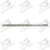 APPROVED VENDOR Single Slotted Standard: Single, 7/8 in x 1/2 in x 96 in, Zinc-Plated, 12 ga Gauge (MPN 1WDP5). Key specifications — Color: Silver; For Display Type: Surface Mount Slotted Standards; Material: Steel; Brand: APPROVED VENDOR; Finish: Zinc-Plated.