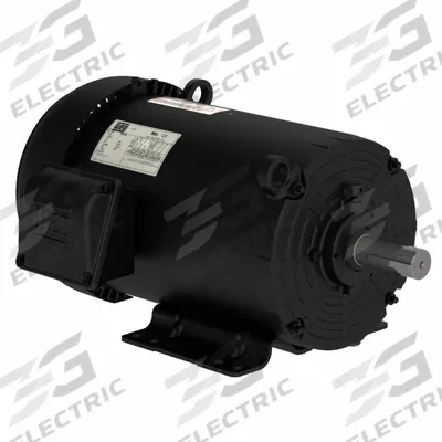 WEG General Purpose Motor: Rigid Base Mount, Totally Enclosed Fan Cooled, 3 hp - Rigid Base 3-Phase General Purpose AC Motors